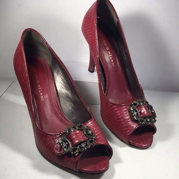 ANTONIO MELANI Shoes - Antonio Melani Open Toe Ted heel pumps